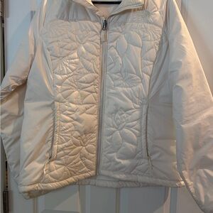 Women's White Quilted Jacket